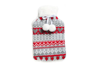 Warmwaterkruik Scandic Red 2L&nbsp;<br />20 x 34 cm · rood-grijs